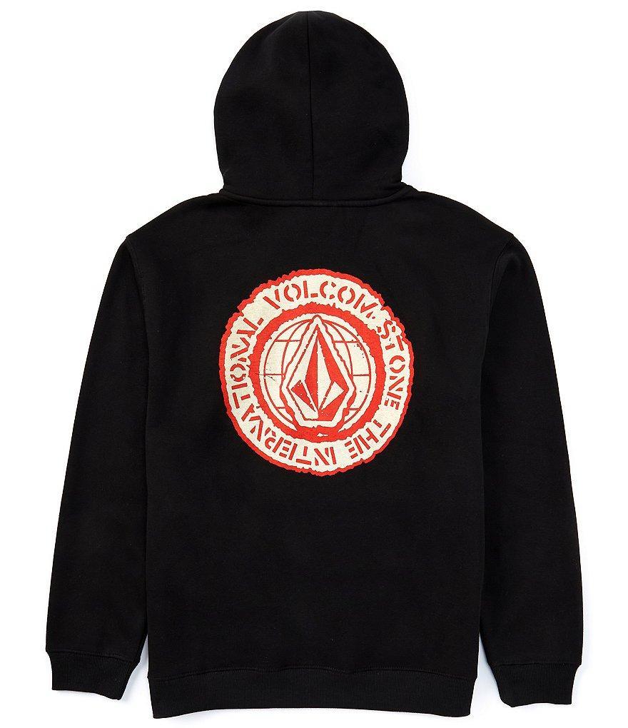 Volcom Volstoned Long Sleeve Brushed Fleece Graphic Hoodie Product Image