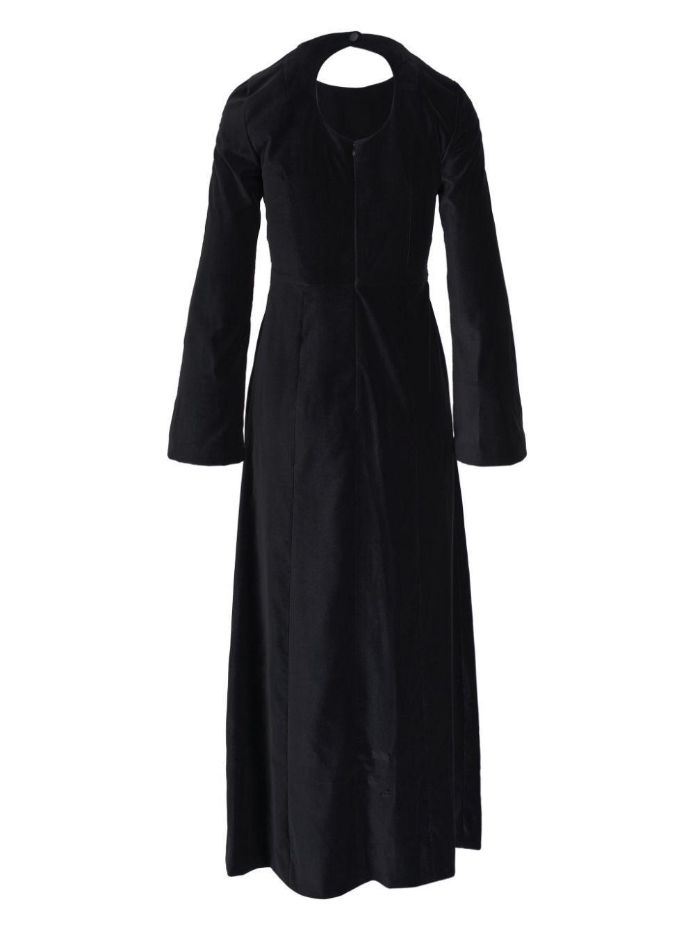 AKRIS PUNTO Velvet Dress In Black Product Image