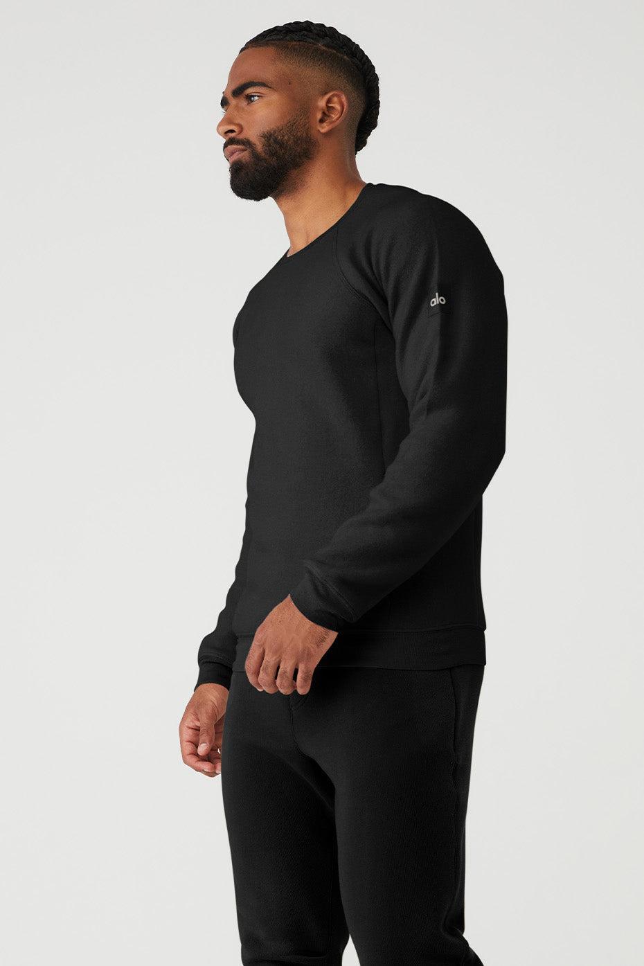 Triumph Crew Neck Sweatshirt - Black Male Product Image