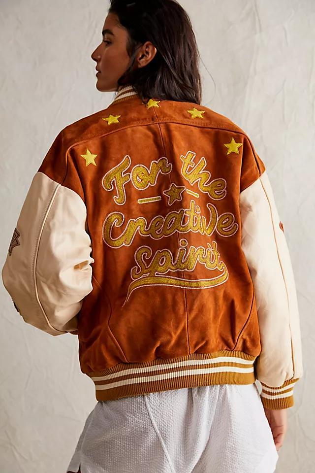 We The Free Jackie Varsity Jacket Product Image