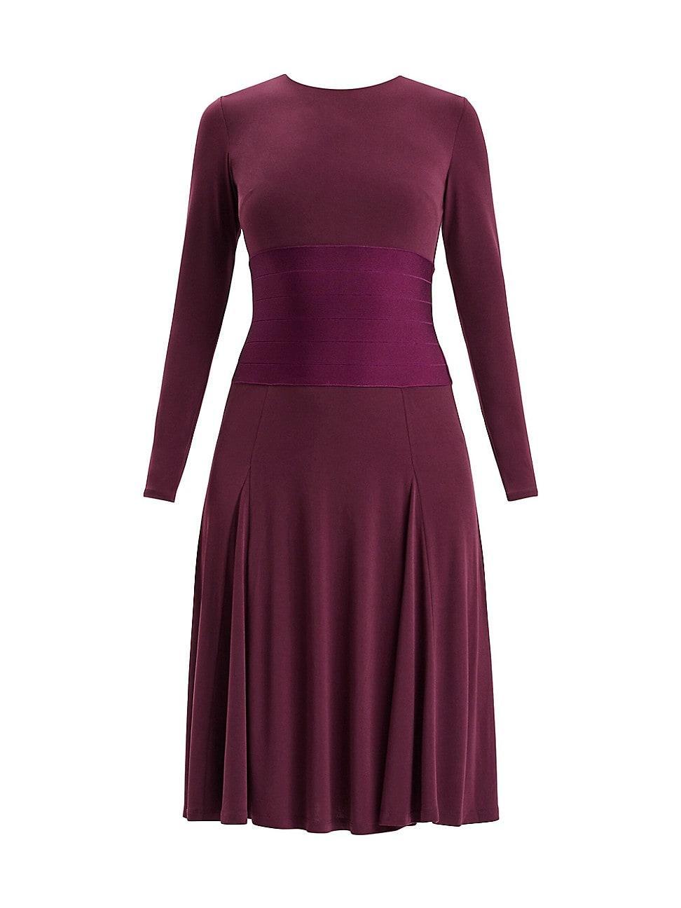 Womens Bandage Waist Jersey Midi-Dress Product Image