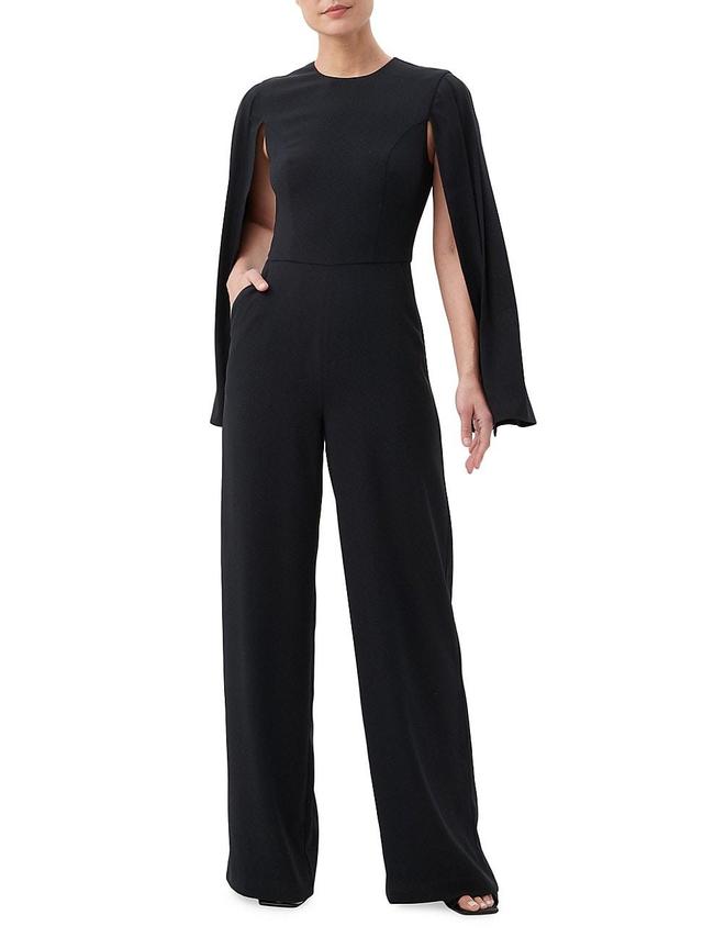 Womens Monumental Crepe Slit-Sleeve Jumpsuit Product Image