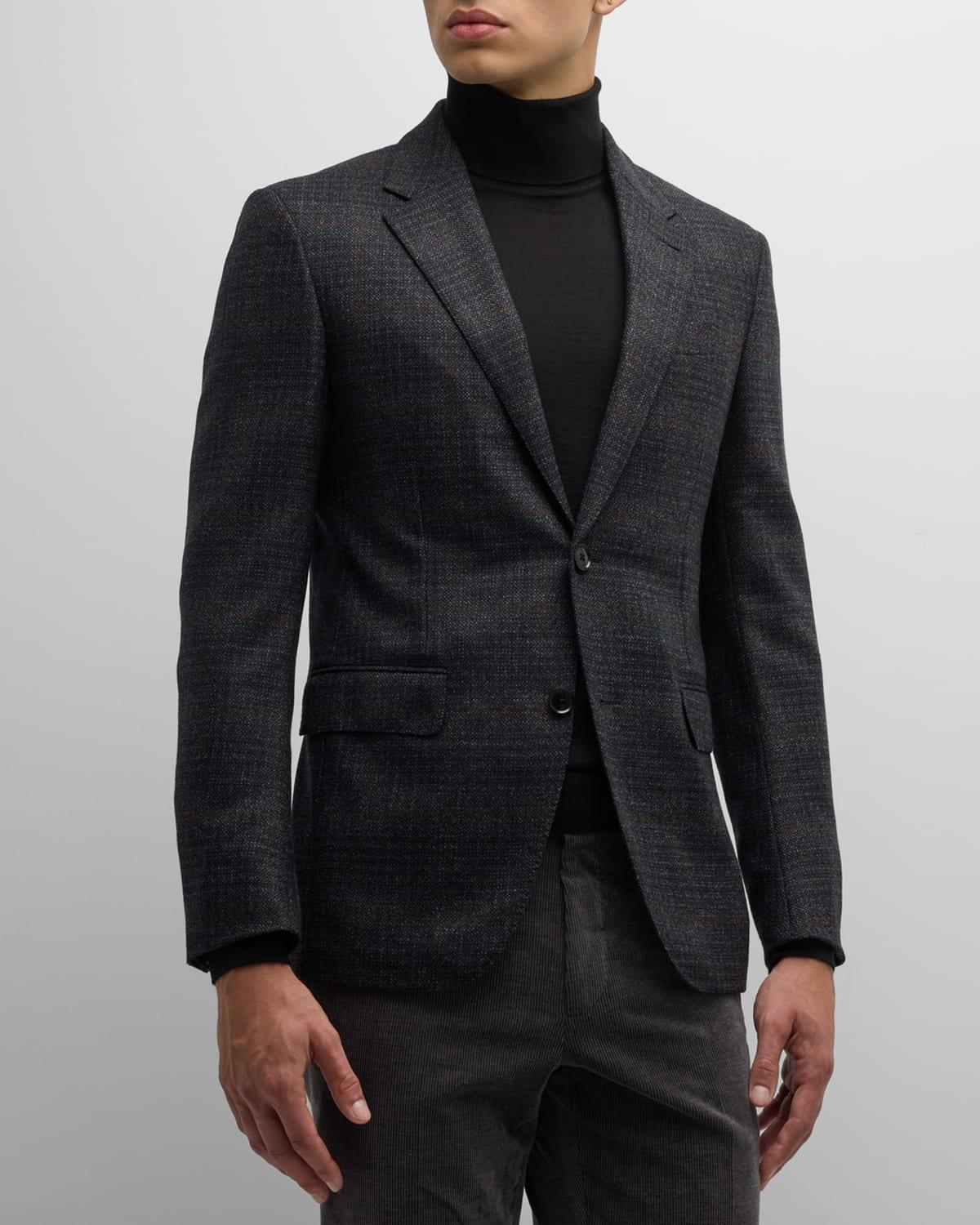 Mens Wool Windowpane Sport Coat Product Image