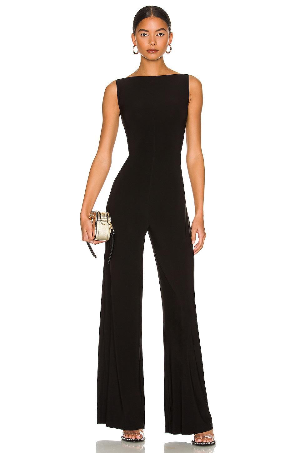 Sleeveless X Straight Leg Jumpsuit Norma Kamali Product Image