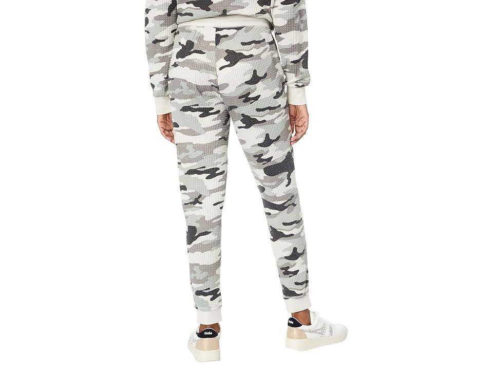 Dylan by True Grit Hallie Camo Waffle Joggers (Natural) Women's Casual Pants Product Image