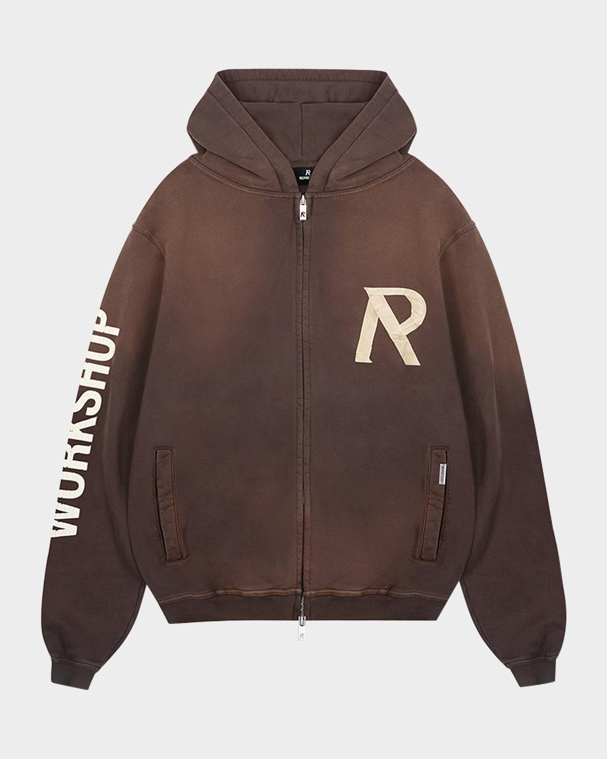 Mens Tape Initial Zip Hoodie Product Image