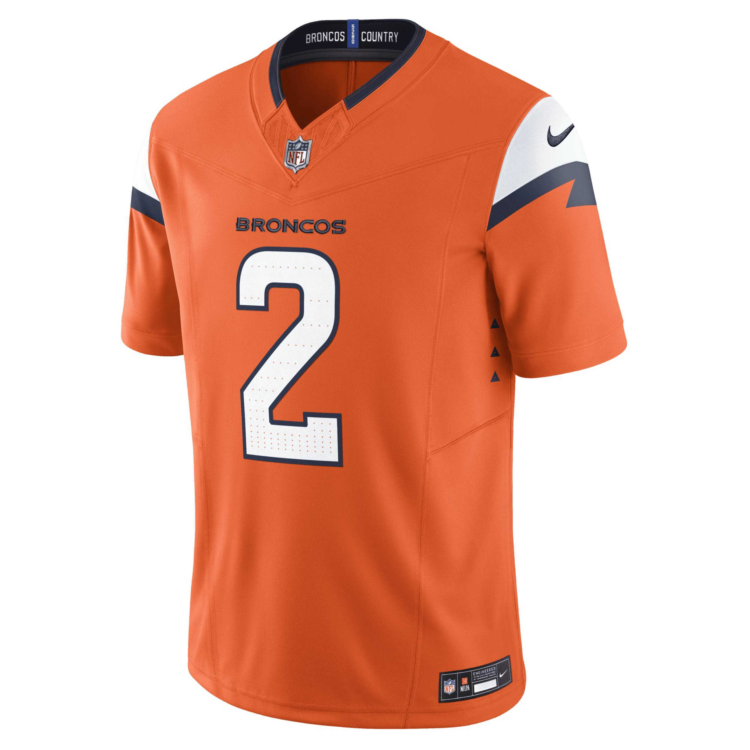 Nike Mens Patrick Surtain Ii Denver Broncos Vapor F.u.s.e. Limited Jersey - Navy Product Image