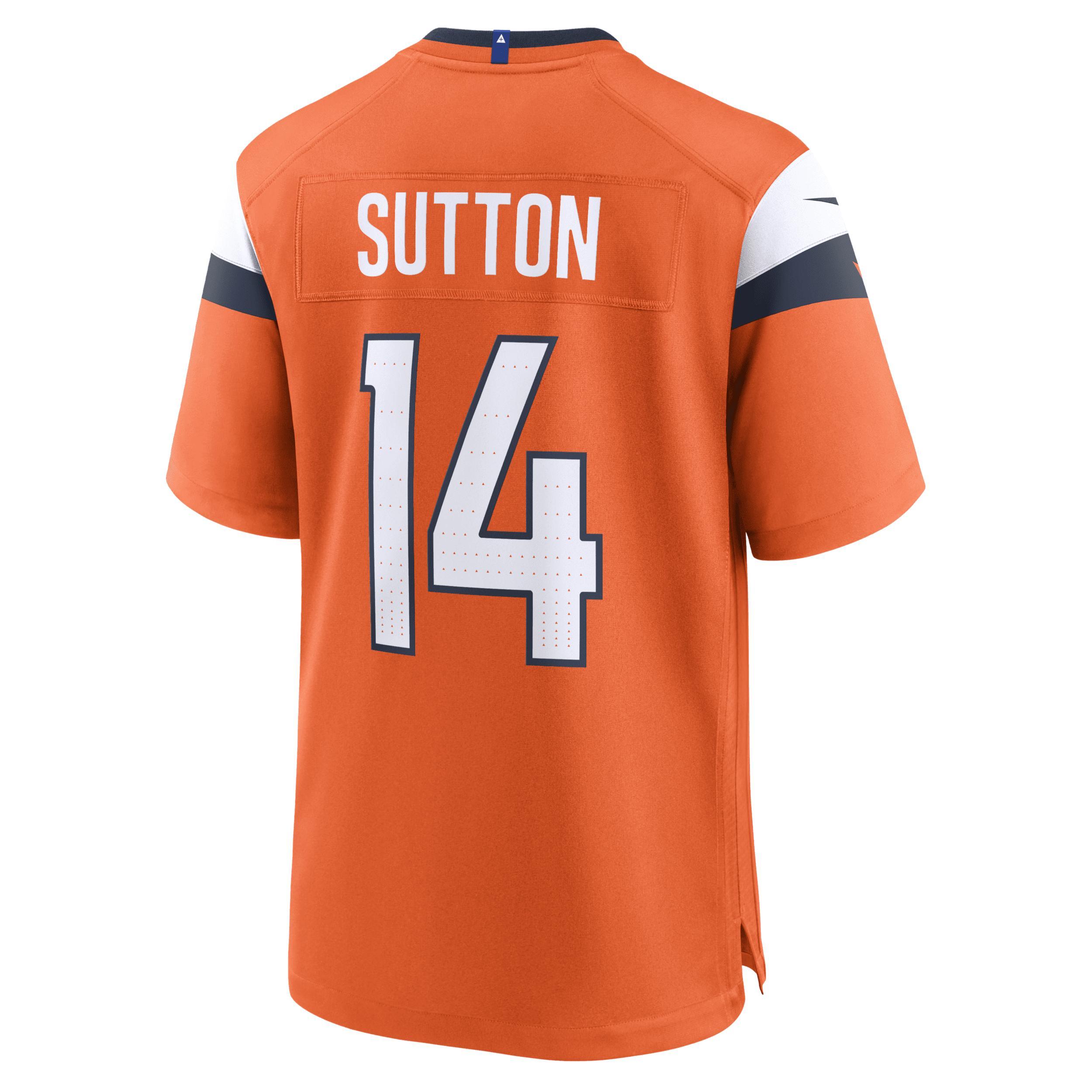 Nike Mens Courtland Sutton Orange Denver Broncos Game Jersey - Orange Product Image