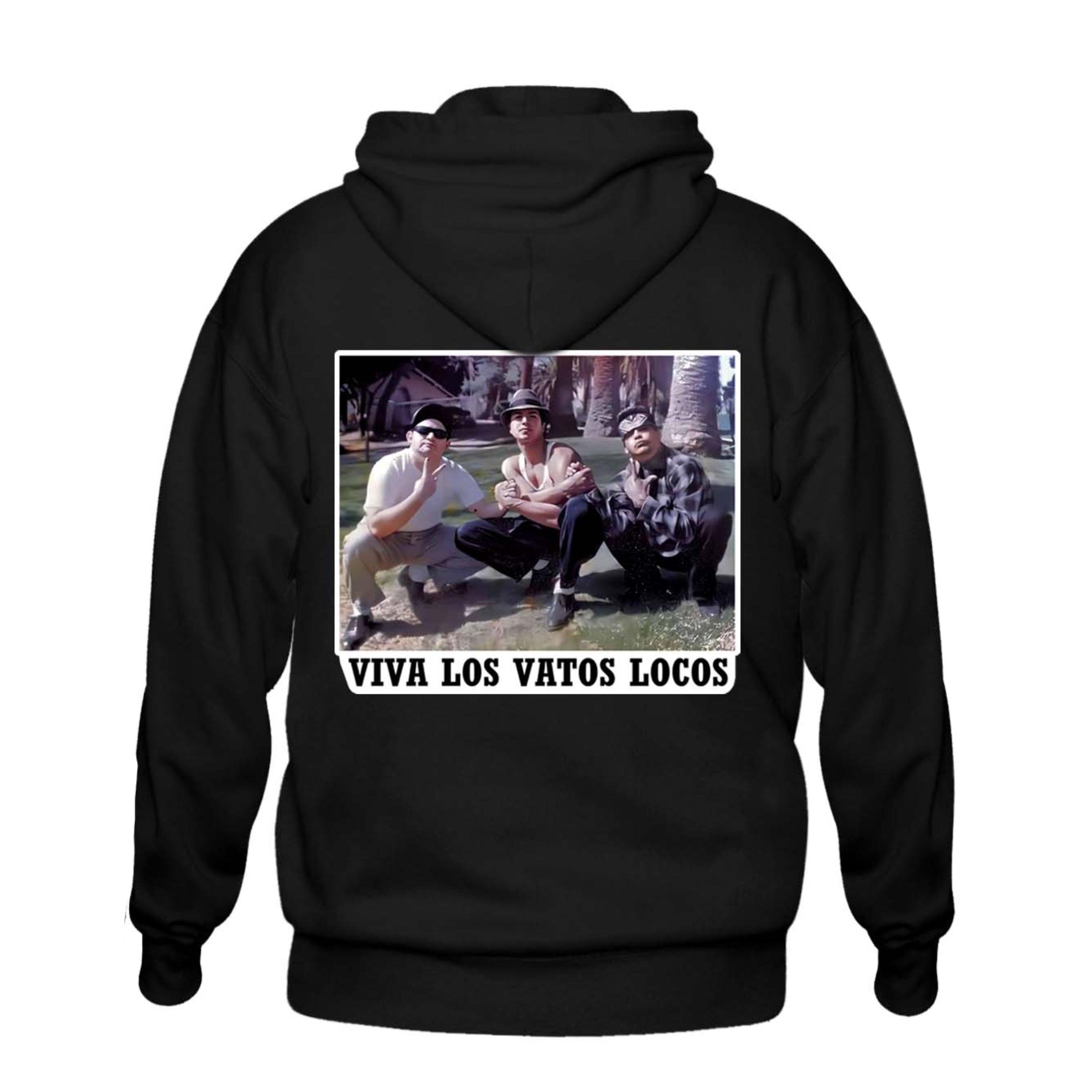 TFashion Graphic Hoodie - Viva Los Vatos Locos Male Product Image