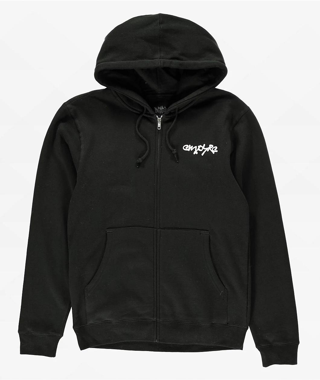 Empyre Dying Shadows Black Zip Hoodie Product Image