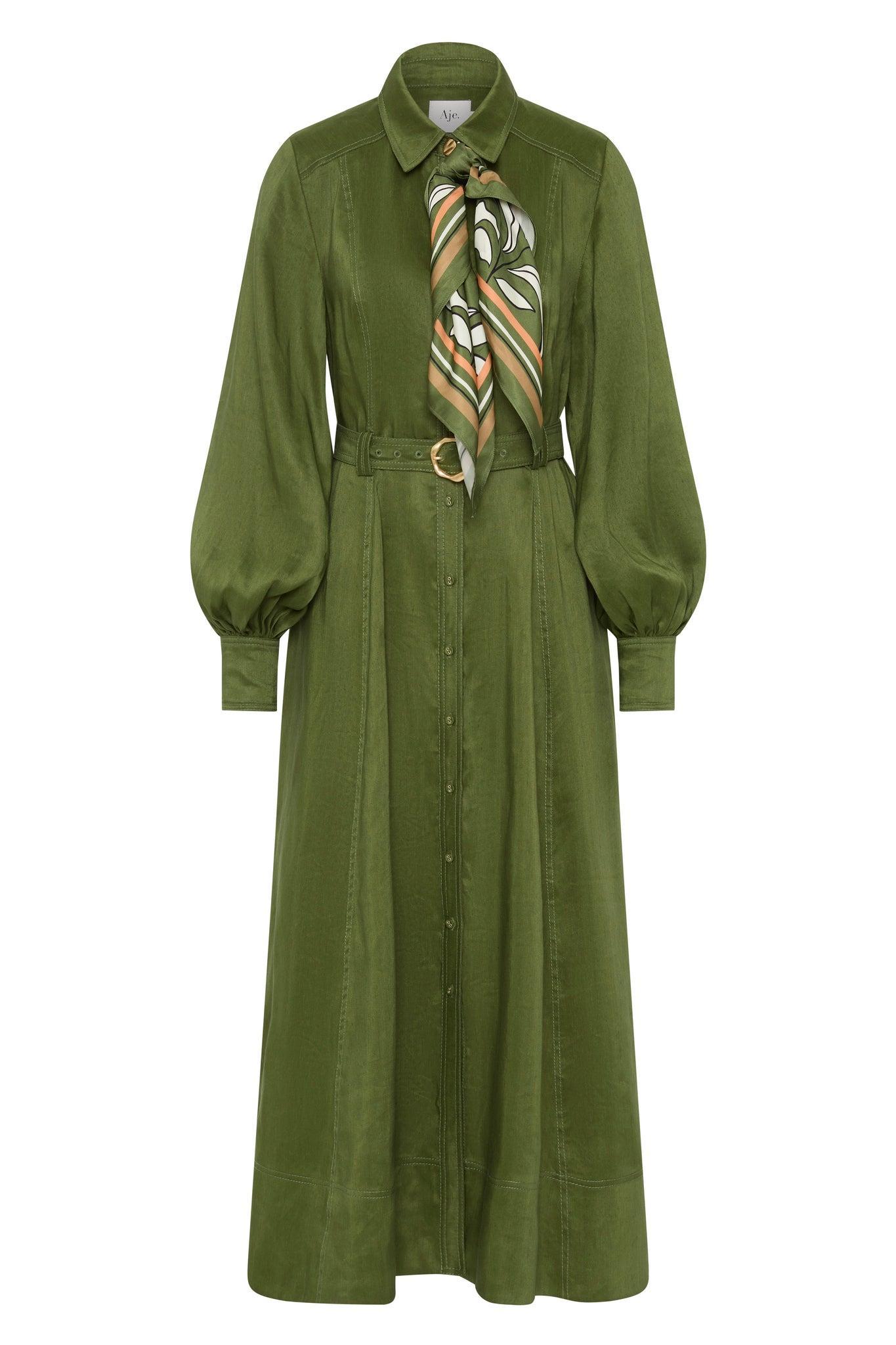 Enchanter Scarf Midi Dress Product Image