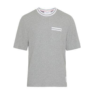 Short Sleeved T-shirt In Cotton In Grey Product Image