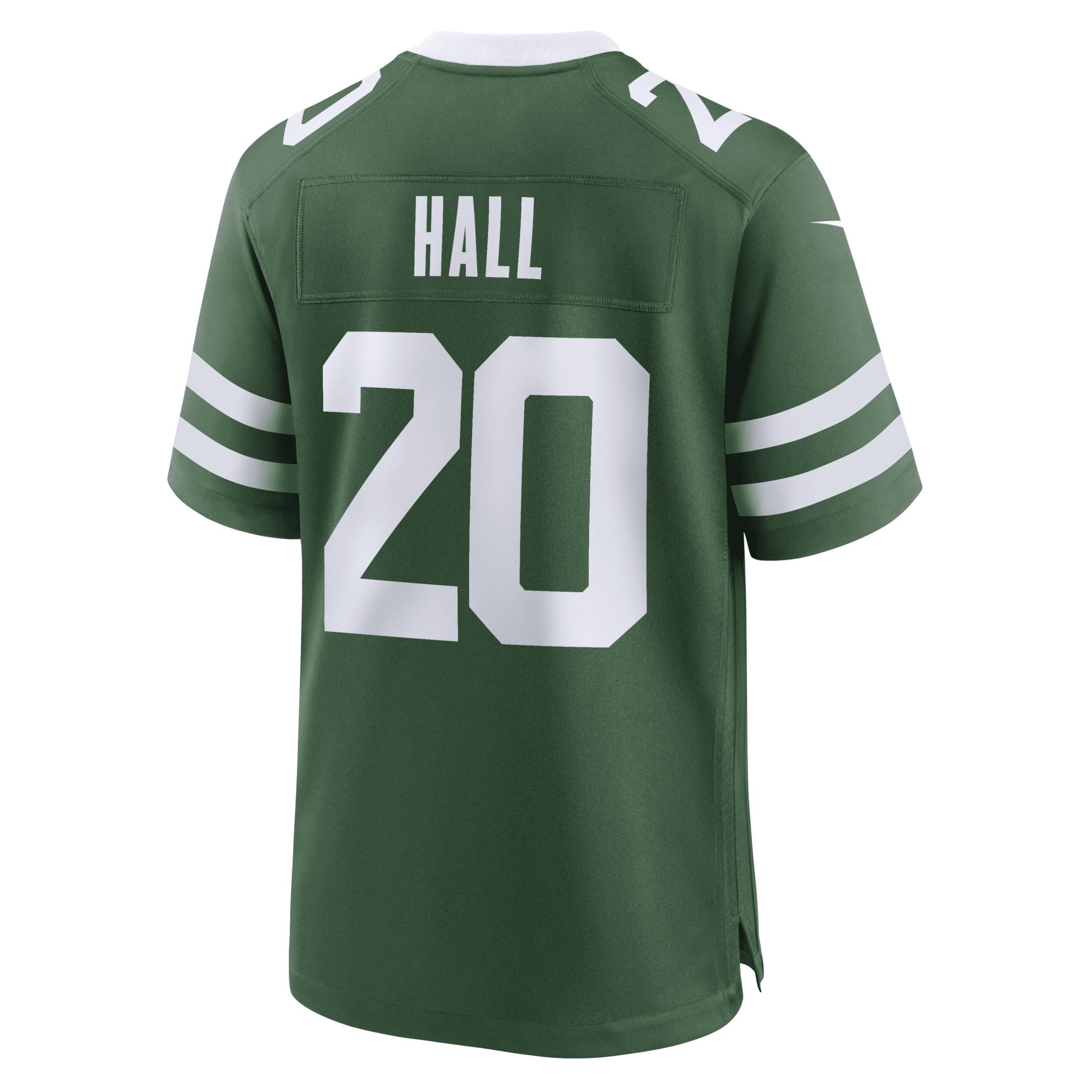 Mens Nike Breece Hall Legacy New York Jets Game Jersey Product Image