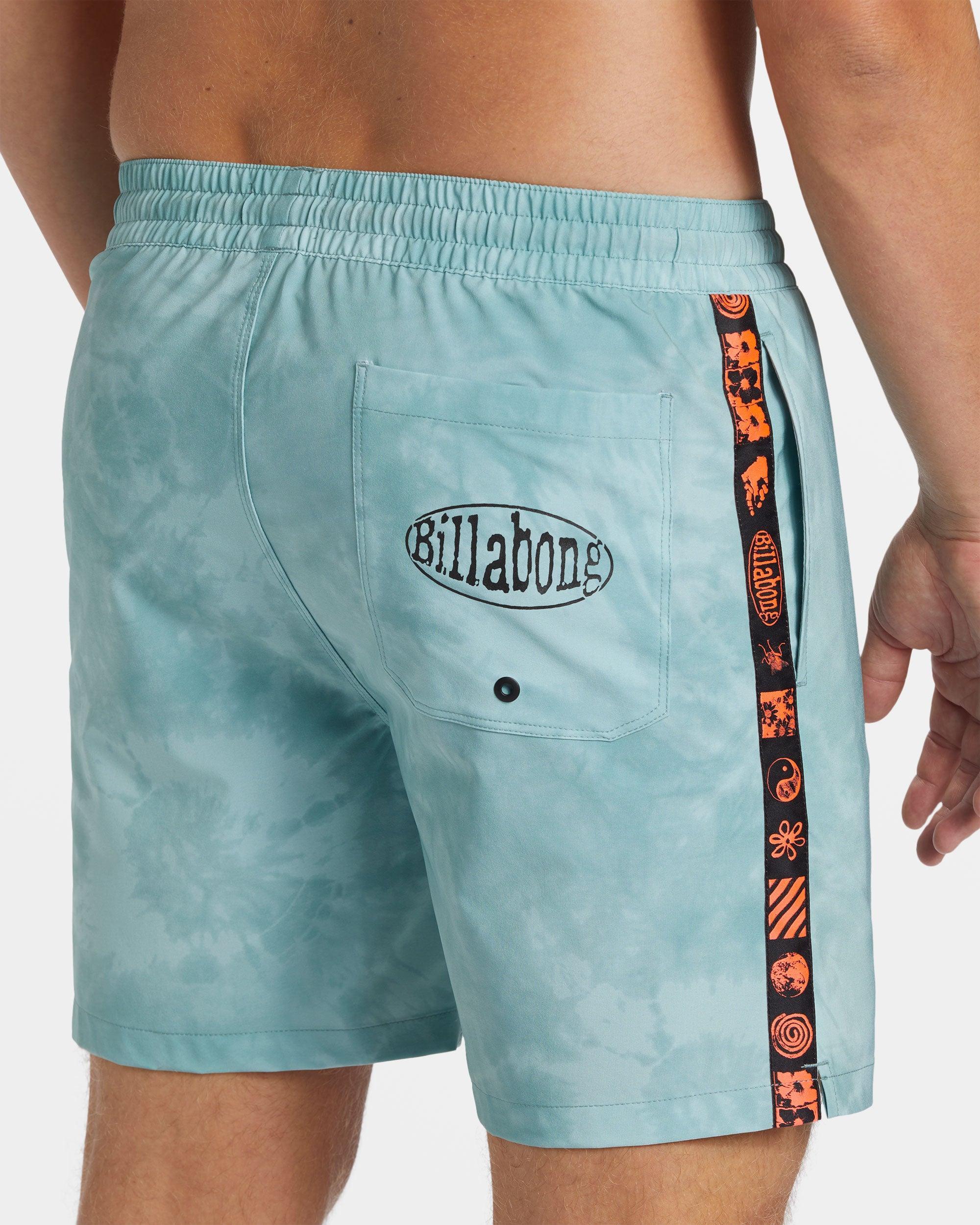 D Bah Layback 17" Swim Trunks - Dusty Teal Male Product Image