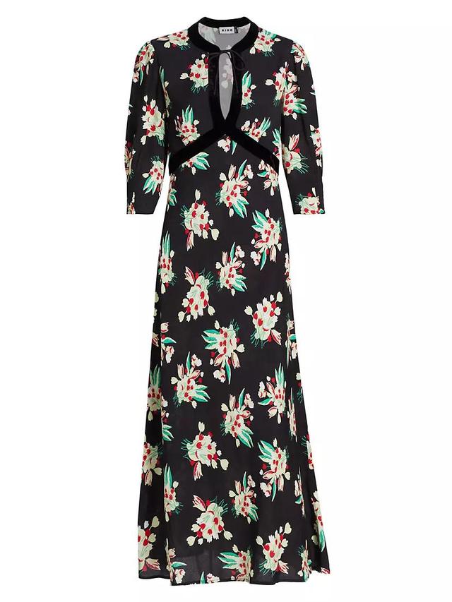 Petra Floral Keyhole Dress Product Image