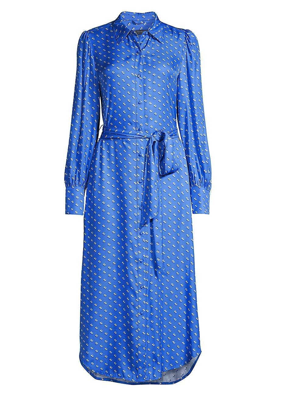 Vineyard Vines Long Sleeve Midi Shirt Dress Product Image