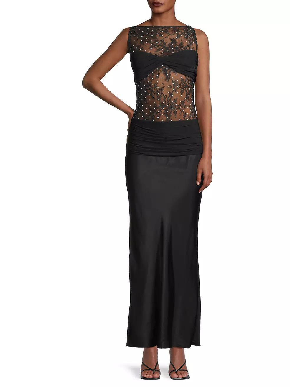 Pfeiffer Lace Maxi Dress Product Image