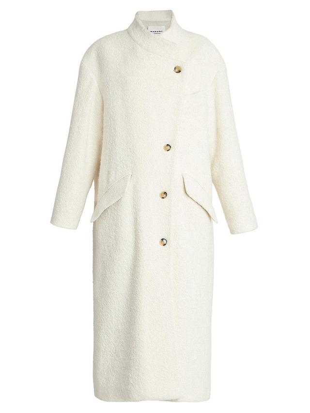 Womens Sabine Oversized Wool Maxi Coat Product Image