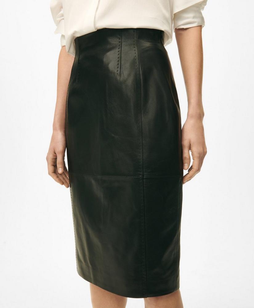 Leather Pencil Skirt Product Image