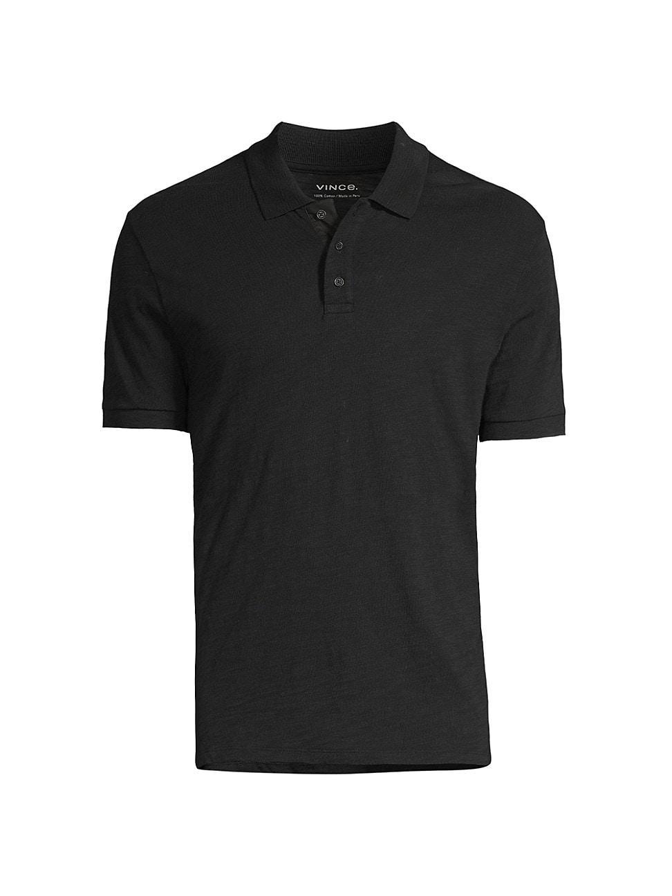 Vince Regular Fit Slub Jersey Polo Product Image