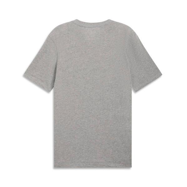 PUMA Collegiate Logo Men's T-Shirt in Medium Grey Heather Product Image