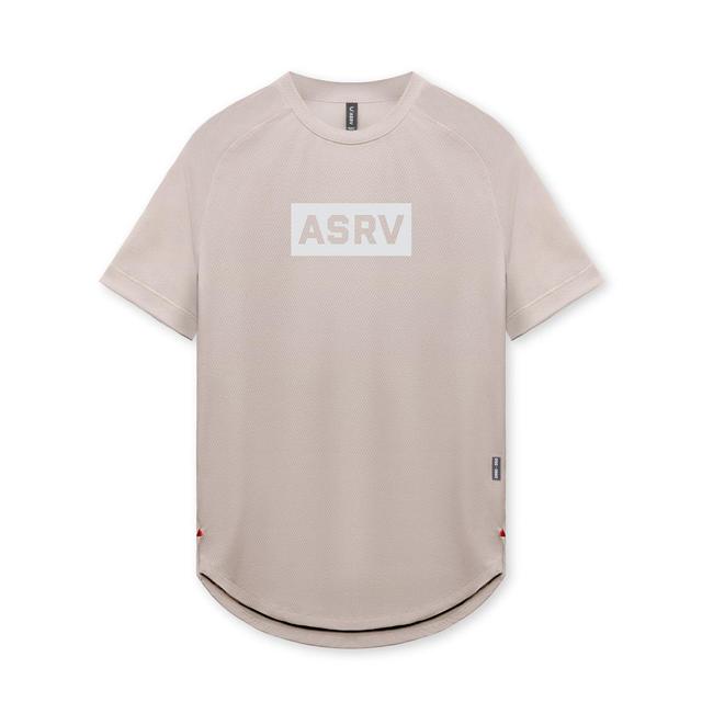 0660. AeroSilver® Established Tee - Chai "Box Logo" Product Image