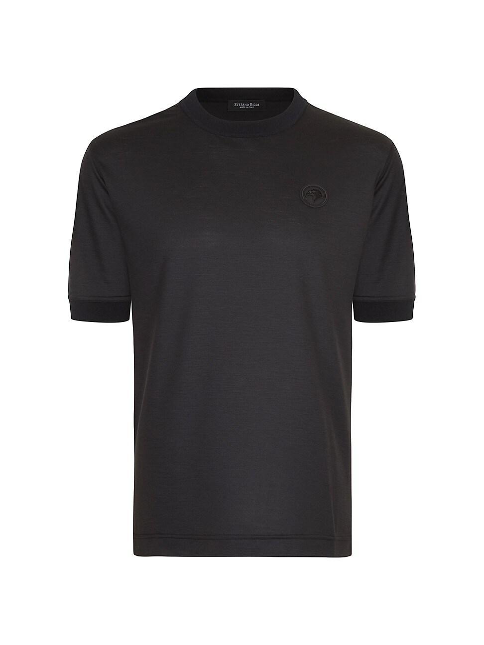 Mens Wool Crewneck T-Shirt Product Image