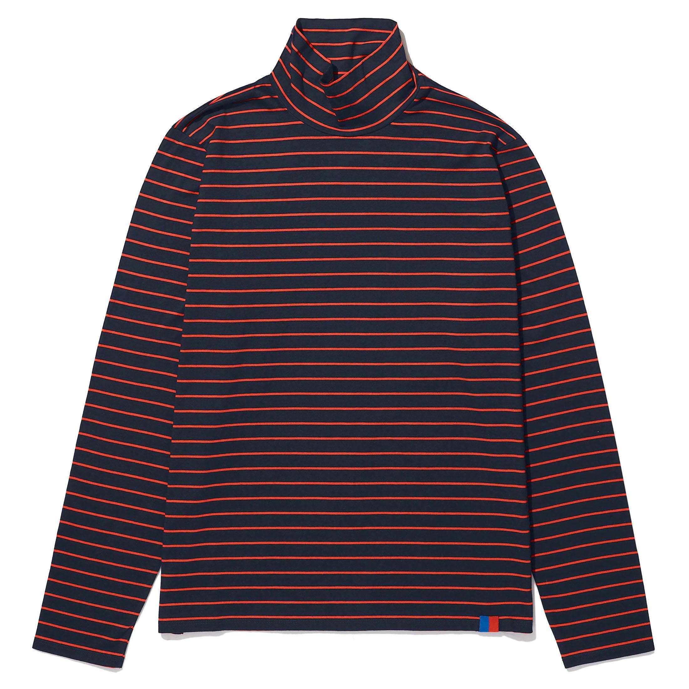 The Men's Turtleneck - Navy/Poppy Product Image