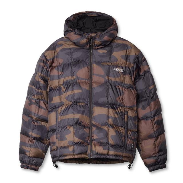 0551. Weather-Ready Down Puffer Jacket - Rust Camo Product Image