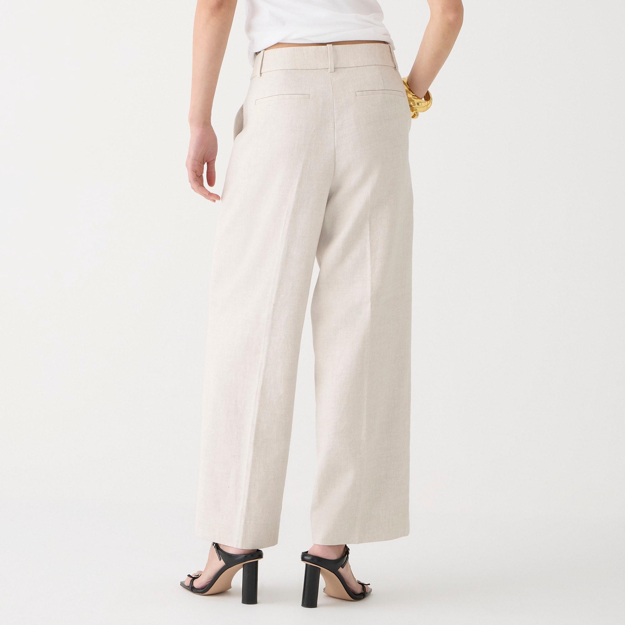 Sydney pant in stretch linen blend Product Image