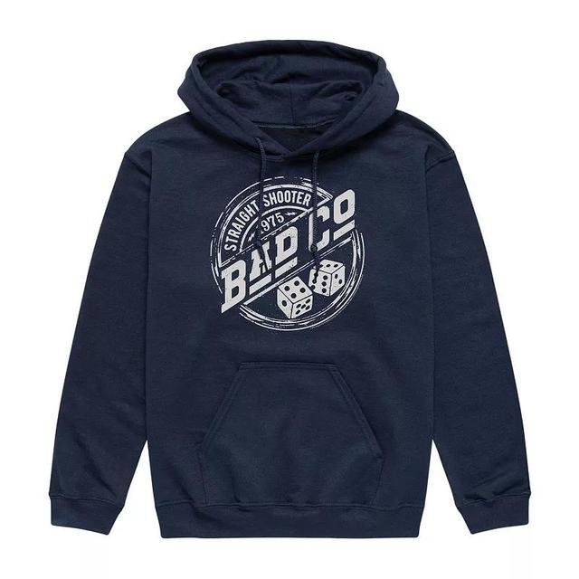 Mens Bad Company Badge Hoodie Blue Product Image