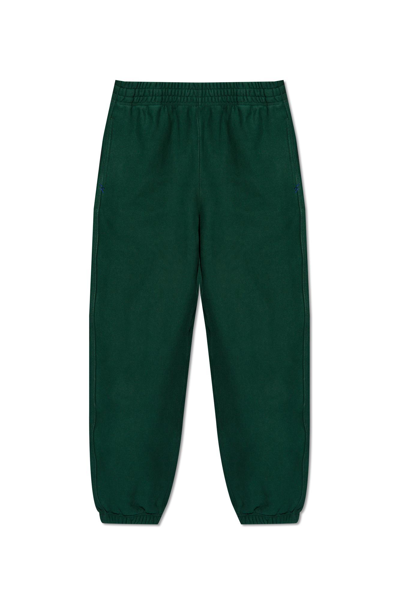 Equestrian Knight Patch Track Pants In Green Product Image