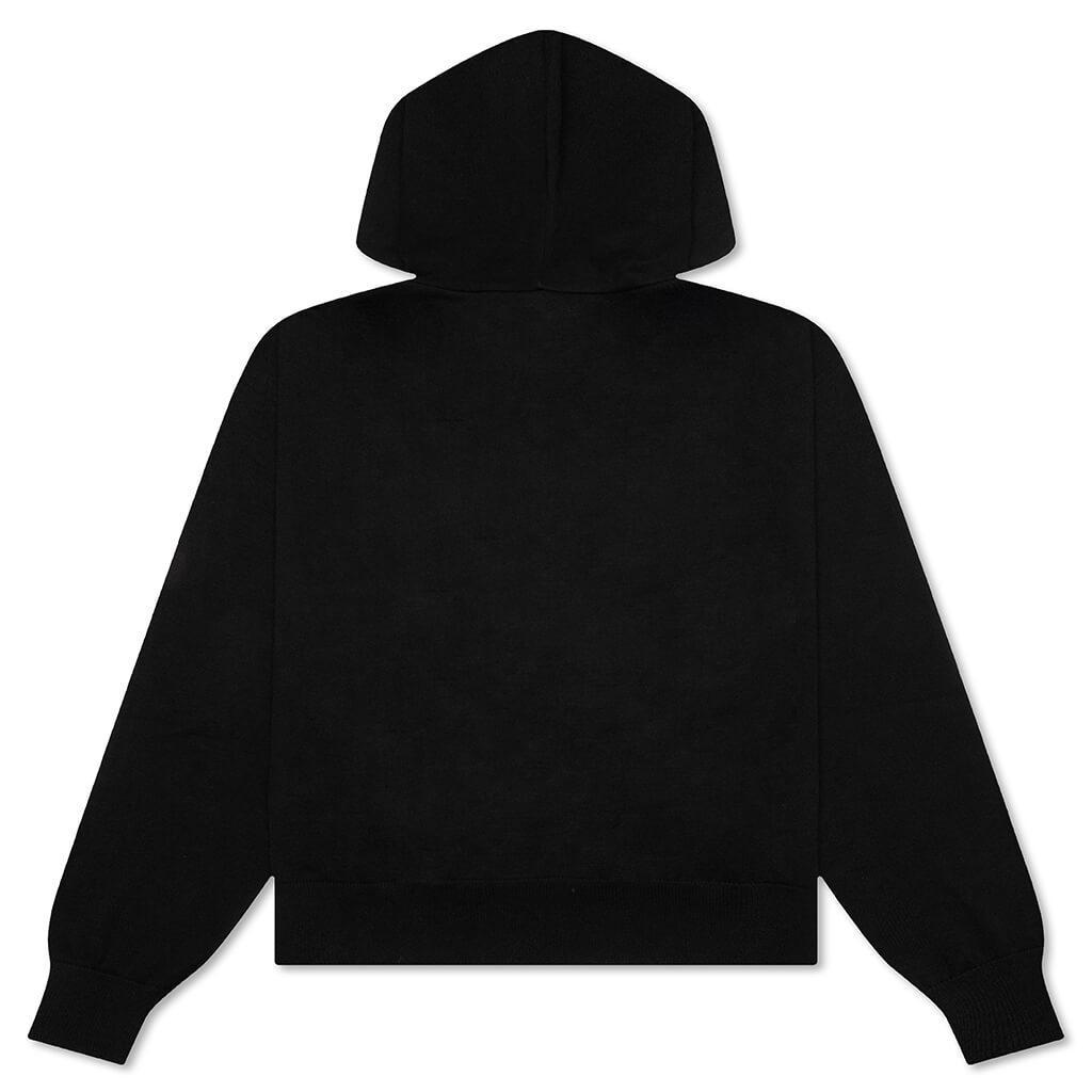 Floral Logo Hoodie - Black Male Product Image