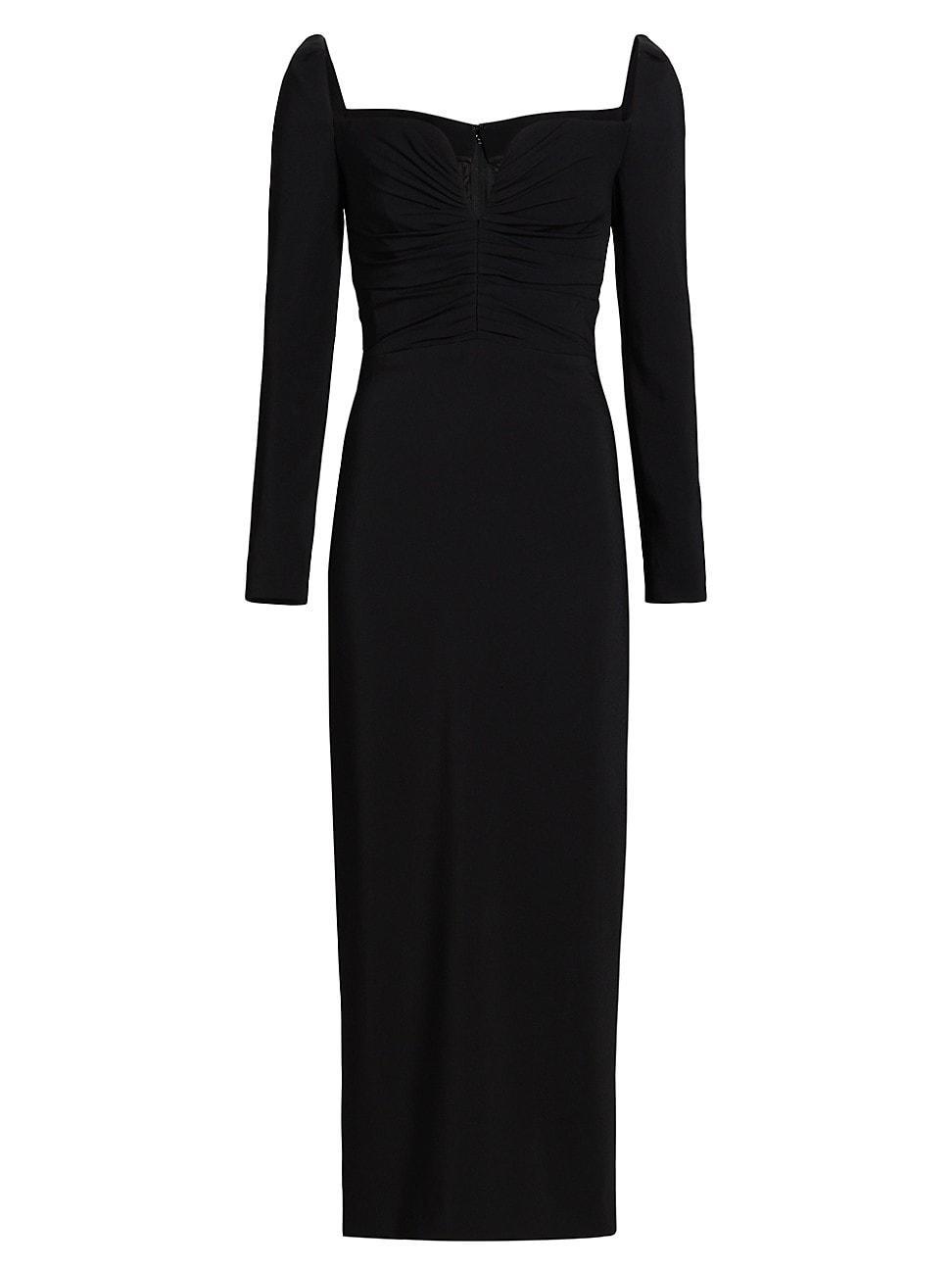 Womens Sweetheart Long-Sleeve Maxi Dress Product Image