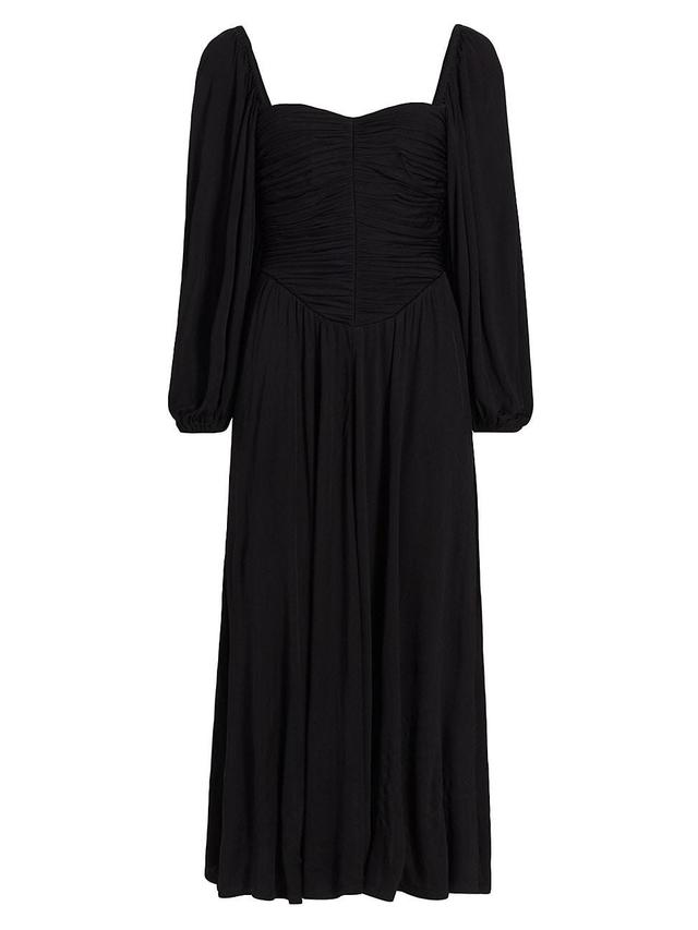 Womens Vivian Ruched Maxi Dress Product Image