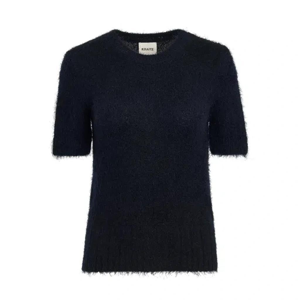 KHAITE Luphia Sweater In 358 Midnight Navy Product Image