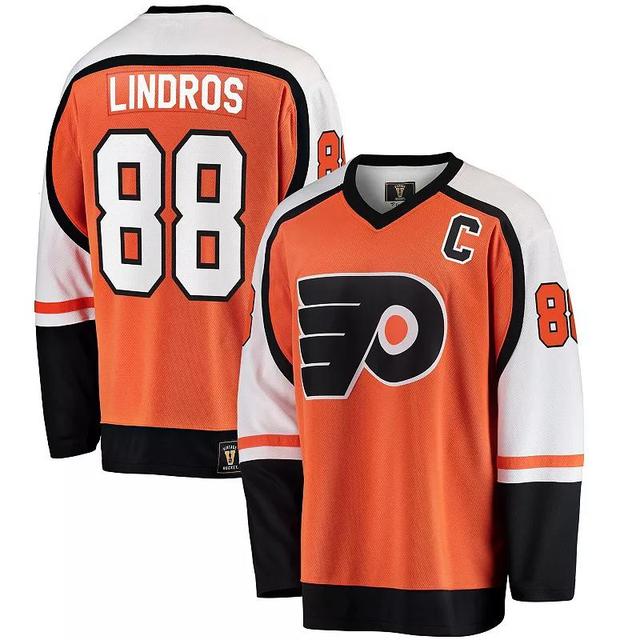 Mens Fanatics Branded Eric Lindros Orange Philadelphia Flyers Premier Breakaway Retired Player Jersey Product Image