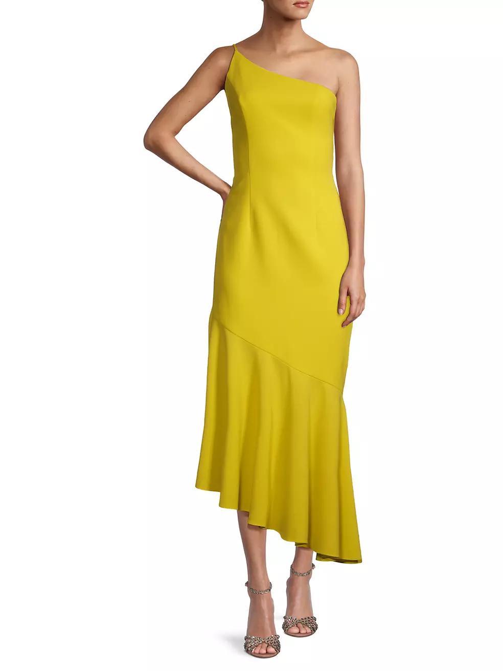 Asymmetric One-Shoulder Maxi Dress Product Image