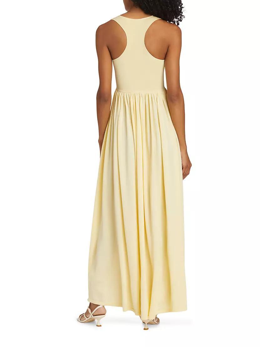 Harmony Metallic Tank Maxi Dress Product Image