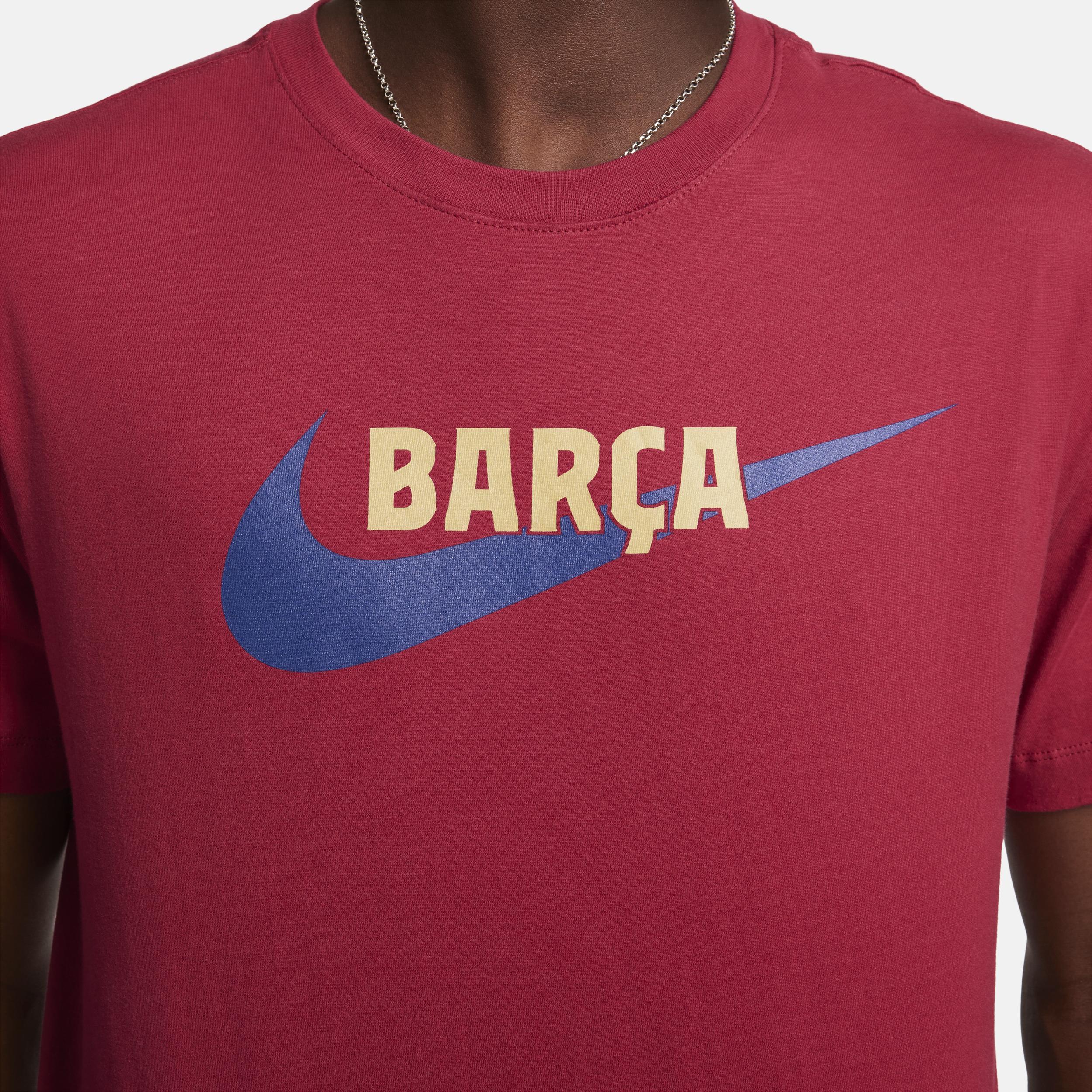 FC Barcelona Swoosh Nike Men's T-Shirt Product Image