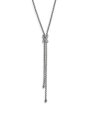 Womens Petite X Lariat Y Necklace With Pav Diamonds Product Image