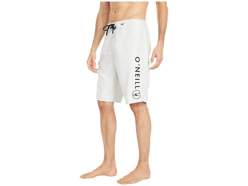 O'Neill Santa Cruz Solid 2.0 Boardshorts (Fog) Men's Swimwear Product Image