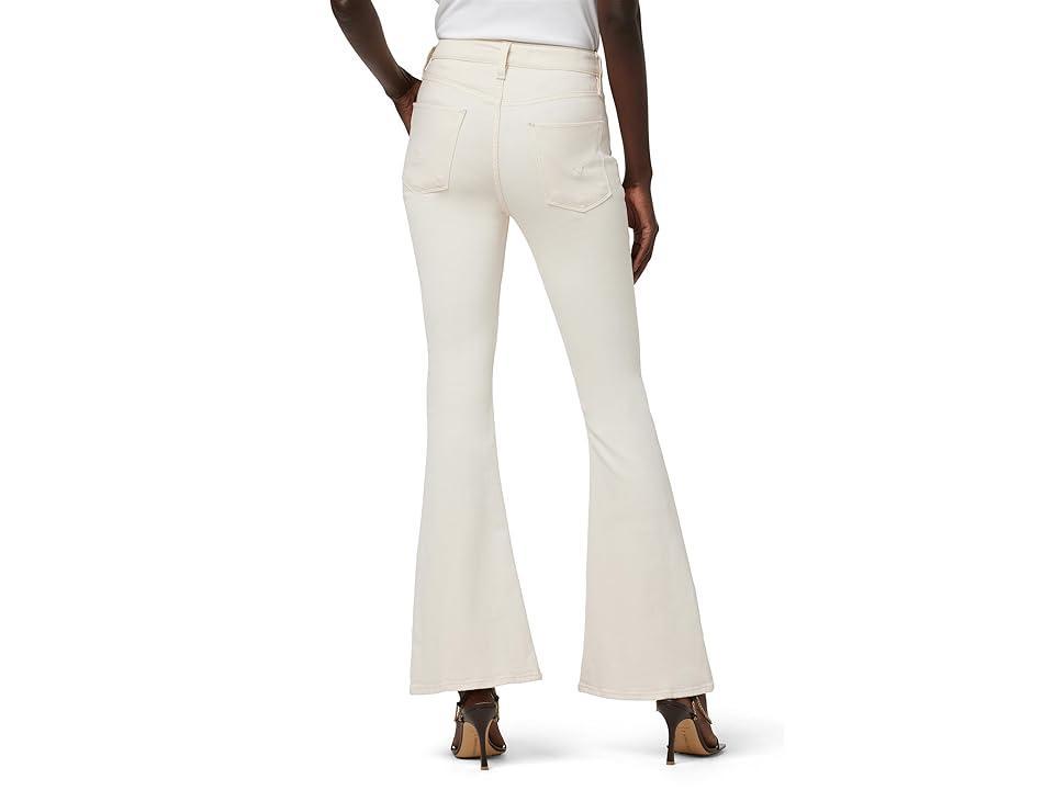 Hudson Jeans Holly High-Rise Flare Barefoot in Egret (Egret) Women's Jeans Product Image