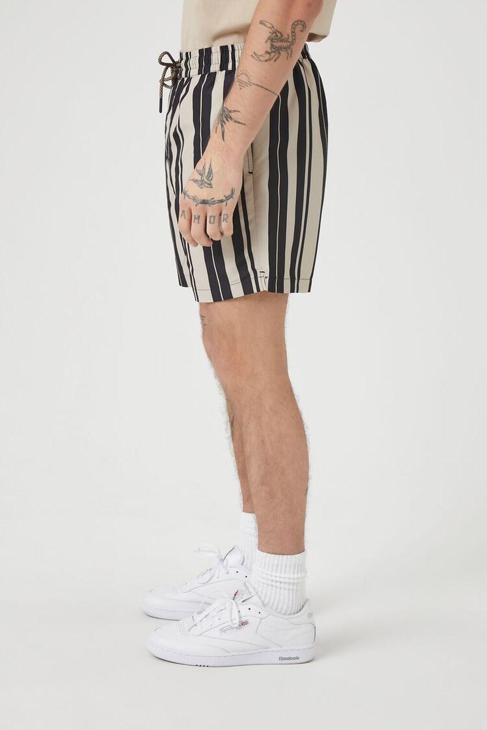 Striped Drawstring Swim Trunks | Forever 21 Product Image