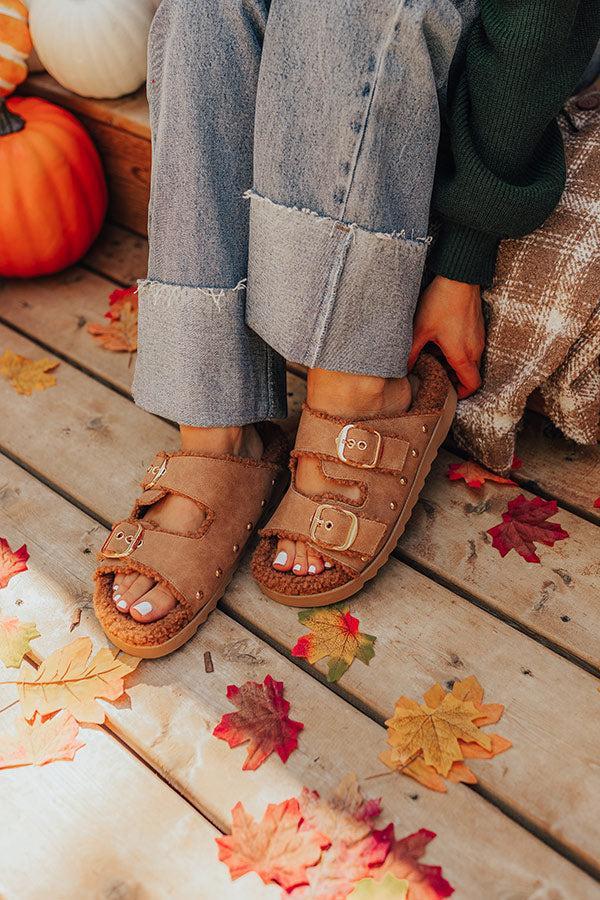 Tresor Faux Nubuck Sandal in Cinnamon Product Image