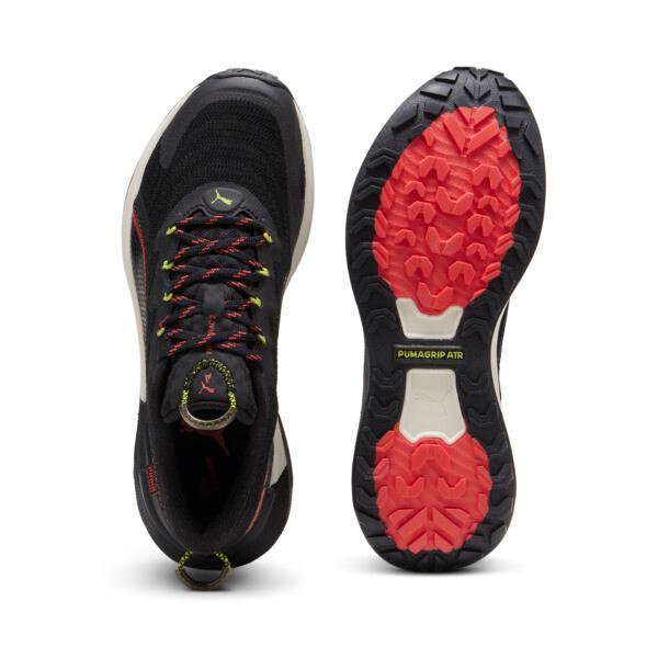 PUMA SEASONS Fast-Trac NITROâ¢ 2 Women's Running Shoes in Black/Active Red/Lime Pow Product Image