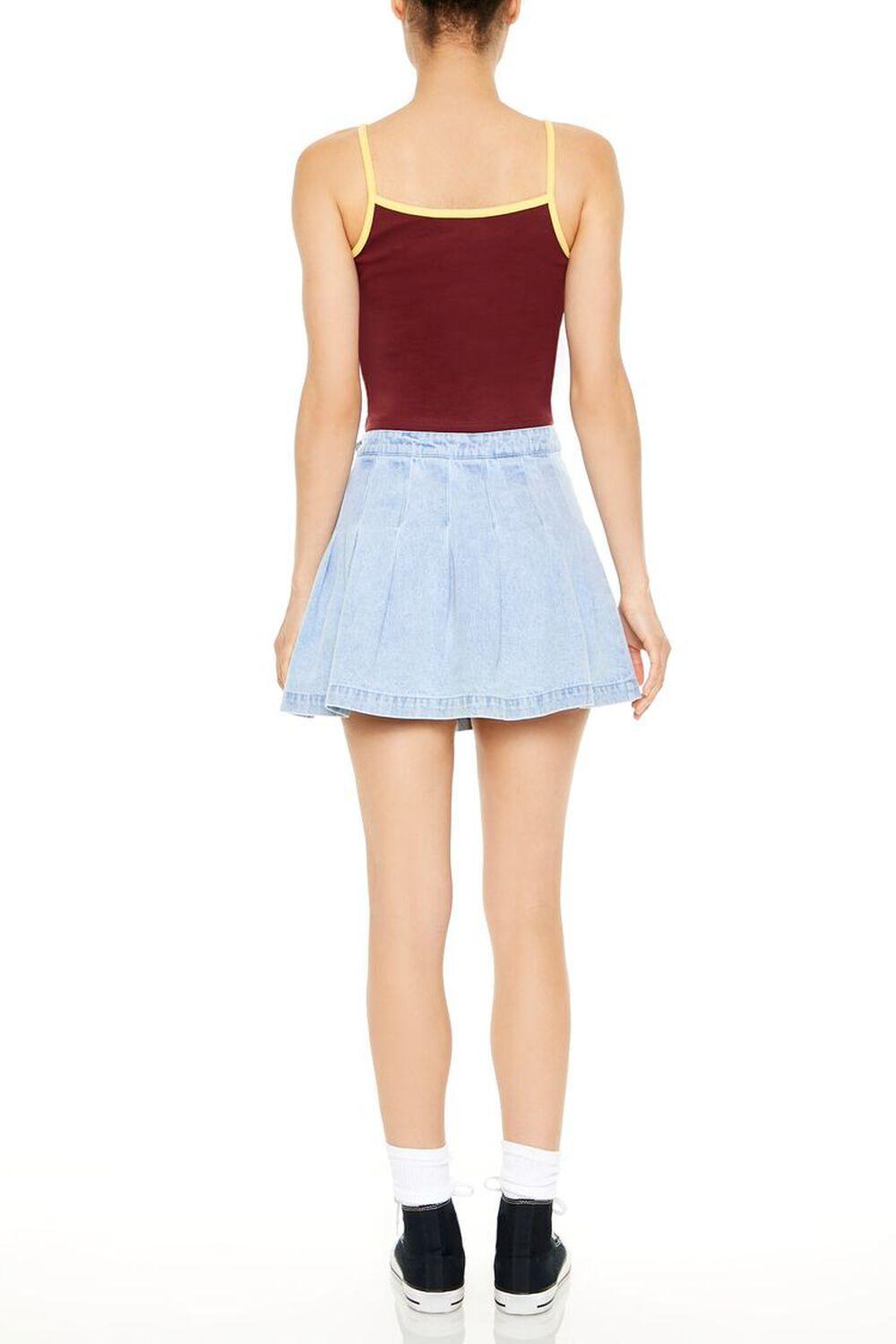 Bratz x F21 Pleated Denim Mini Skirt | Forever 21 Product Image