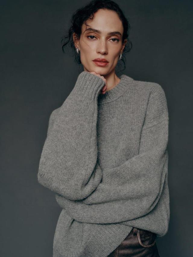 Gwen Oversized Regenerative Wool Sweater Product Image