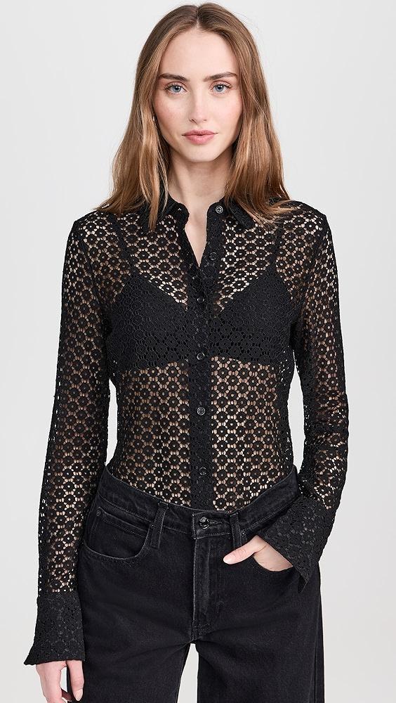 rag & bone Yvette Lace Shirt | Shopbop Product Image