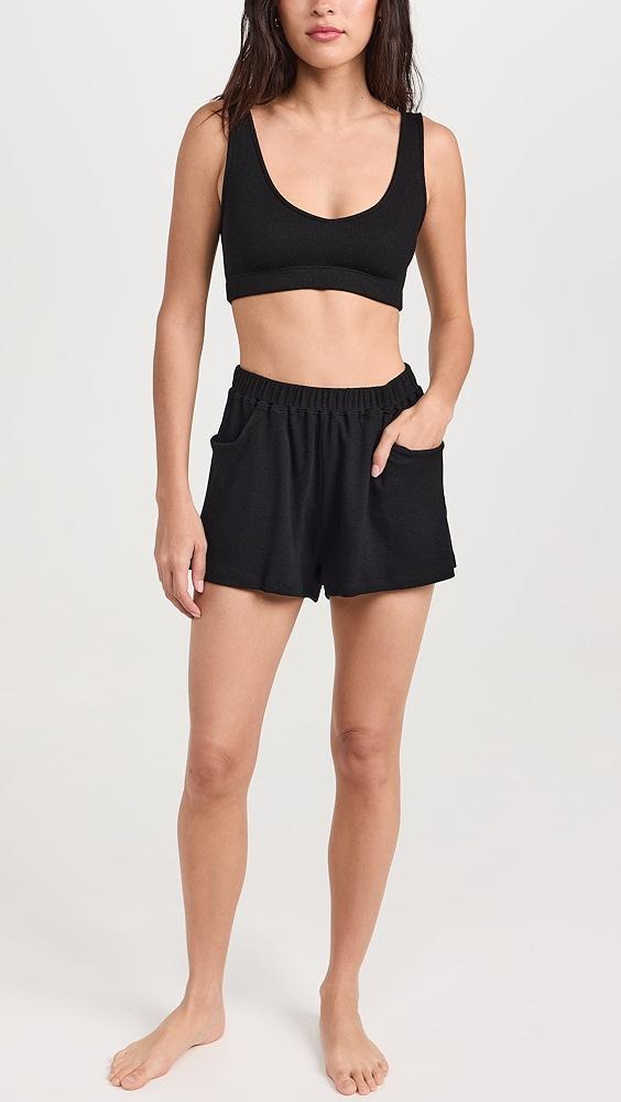 Journelle Ribbed Jersey Shorts | Shopbop Product Image